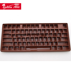 Sûr Et Comestibles FDA Certification Clavier de <span class=keywords><strong>Chocolat</strong></span> En Silicone Bac À Glaçons Mini Pop Moule - Product Image 4