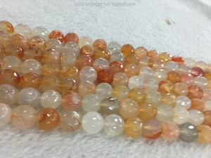 Suministro corte naturaleza color ágata carniliana redonda - Product Image 2