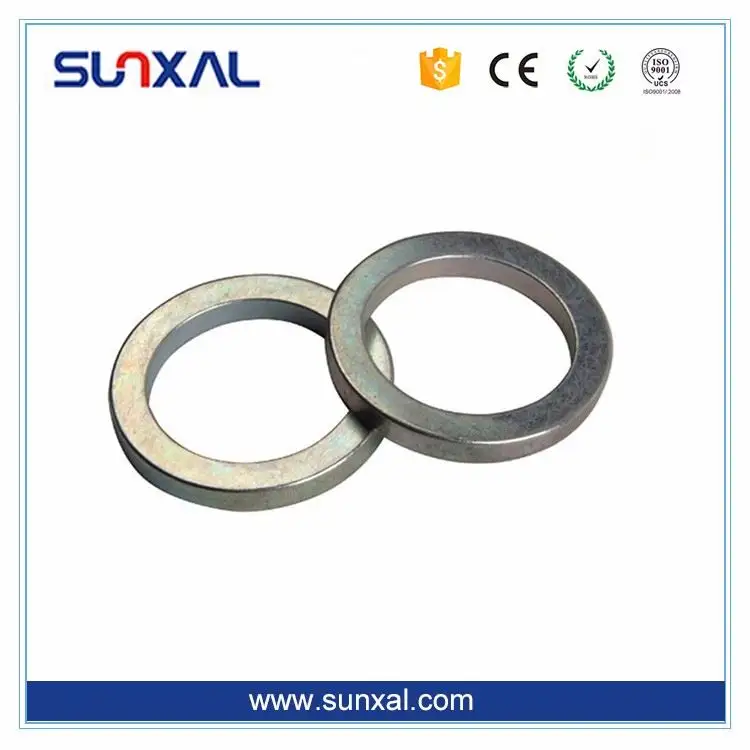 Different Material uni pole radial ring magnet