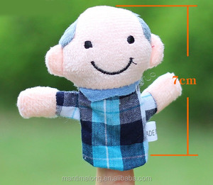 La familia de peluche marionetas de mano de arte títeres de dedo marionetas de mano juguetes de padre-hijo/aparatos juguetes de peluche - Product Image 5