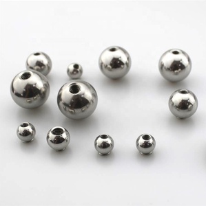 Bola de Acero Inoxidable Perforada Personalizada con Orificio Pasante - Product Image 1