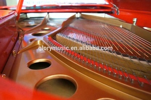 Pianoforte a Coda Rosso Stile <span class=keywords><strong>Auto</strong></span> per Concerti, Prezzo di Fabbrica, Personalizzabile, per Decorazione Casa e Hotel HG-C1R - Product Image 3