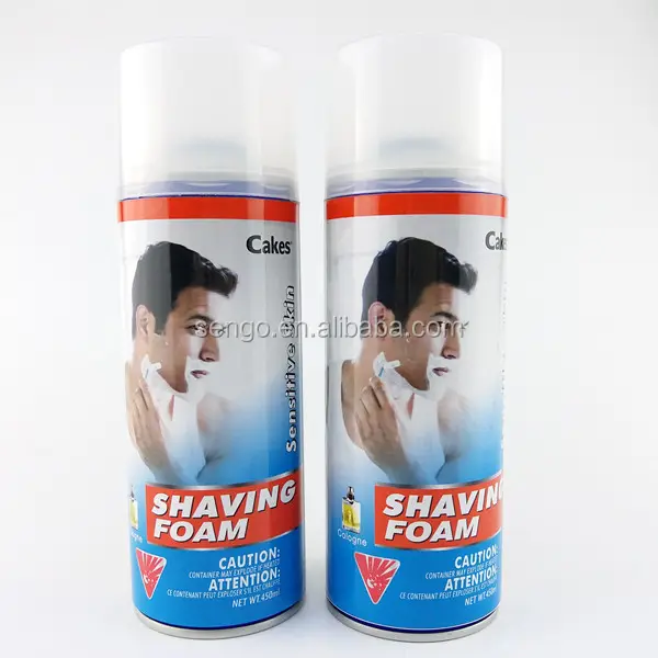 Men Sensitive skin care Shaving Foam cream with lemon