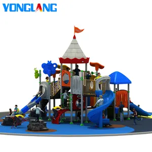 Outdoor Playground For Kids YL-S124 Amusement Park Free Play Equipment Safety Education Outdoor Special Design Playground Slides