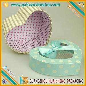 Boîte d'emballage en papier en forme de cœur avec fenêtre, 10 pièces/lot gratuite, boîte à bonbons - Product Image 2