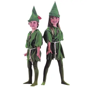 Bambino Unisex Del Peter Pan del Vestito Operato cosplay Costume