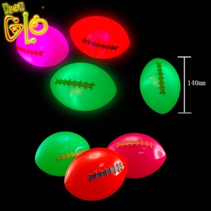 Mainan sepak bola LED berkedip Promosi Rugby pesta kebaikan dengan lampu terang dan bola TPU memantul - Product Image 3