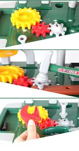 Set di strumenti da banco per <span class=keywords><strong>bambini</strong></span>, kit di strumenti da gioco per <span class=keywords><strong>bambini</strong></span> e <span class=keywords><strong>bambini</strong></span>, banco da lavoro interattivo giocattolo - Product Image 6