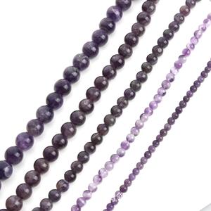 En gros lumière ronde naturelle pierres précieuses en vrac améthyste - Product Image 4