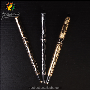 Picasso 901 <span class=keywords><strong>Stilografica</strong></span>, Gold-plating intagliato con logo Calligrafia <span class=keywords><strong>Penna</strong></span> <span class=keywords><strong>Stilografica</strong></span> Inchiostro - Product Image 2