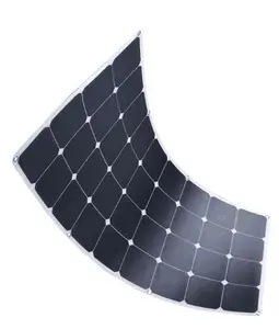 工厂批发100W 150W 230W 240W 250W半柔性太阳能电池板便携式和可折叠太阳能电池板