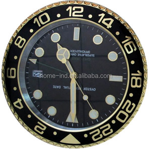 Decoración <span class=keywords><strong>de</strong></span> la <span class=keywords><strong>pared</strong></span> reales <span class=keywords><strong>suizo</strong></span> <span class=keywords><strong>reloj</strong></span> Moden metal <span class=keywords><strong>de</strong></span> lujo <span class=keywords><strong>reloj</strong></span> ( T6110G ) - Product Image 3