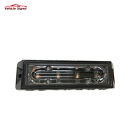 Luz de montaje en superficie de rejilla Led roja, 12W, Super brillante, luces de ambulancia para tablero