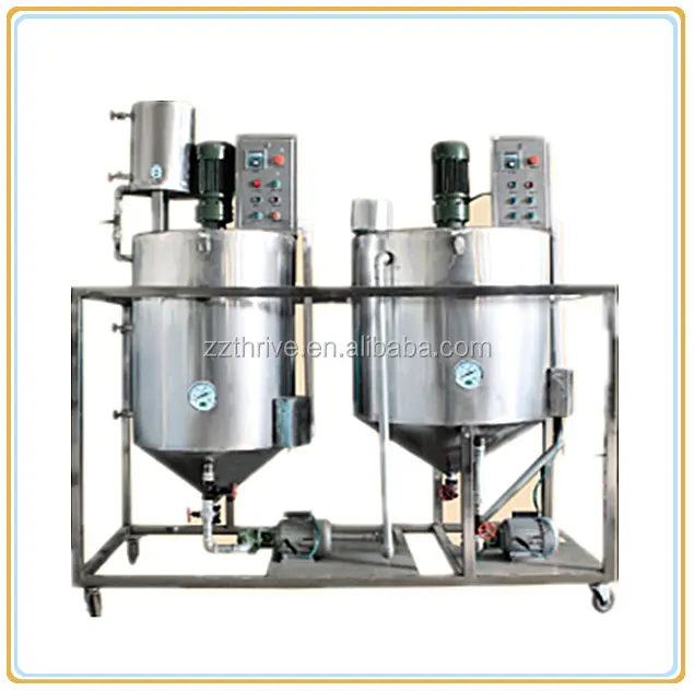 High quality small capacity oil bleaching equipment,edible palm oil refined bleached machinery for vegetable cooking Oil