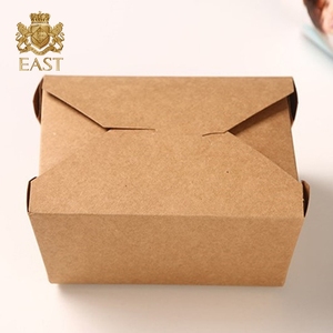 Boîte <span class=keywords><strong>de</strong></span> livraison <span class=keywords><strong>de</strong></span> nourriture en carton pliable écologique personnalisé, boîte d'emballage à emporter <span class=keywords><strong>de</strong></span> restauration rapide <span class=keywords><strong>de</strong></span> restaurant - Product Image 6