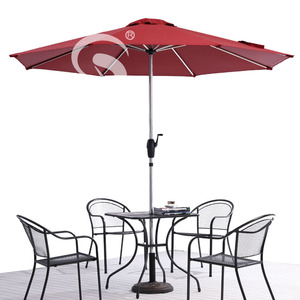 Paraguas de mesa para <span class=keywords><strong>Patio</strong></span>, manivela manual de aluminio, diámetro de 2,7 m, precio bajo - Product Image 1
