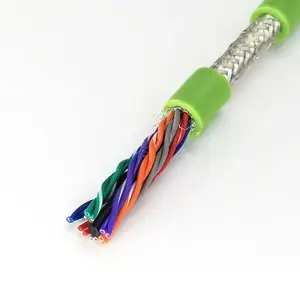 7 pairs of twisted pair shielded highly flexible cable for encoder beam controller