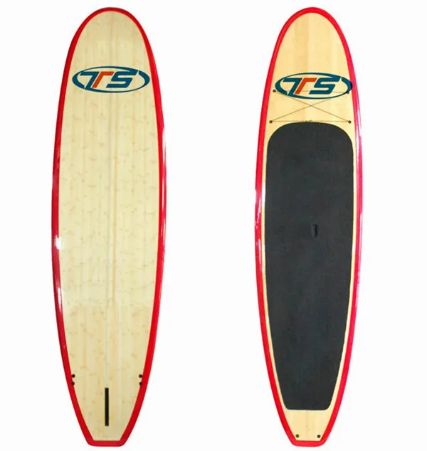 Bambu SUP paddle board com remo de carbono