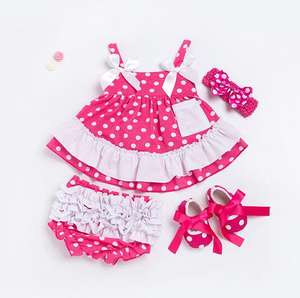 Diskon Besar Gaun Pesta Ulang Tahun Pernikahan Pembaptisan Gaun Tutu Musim Panas untuk Bayi Perempuan - Product Image 3