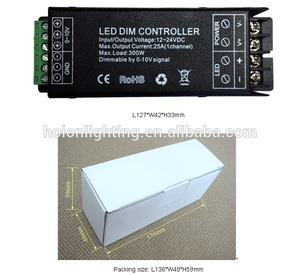 25A Single Channel 0 - 10 V Led Dimmer controller, <span class=keywords><strong>300</strong></span> w, 12 V 24 V dc, <span class=keywords><strong>Ce</strong></span>, Emc, Lvd, Rohs, 2 anos garantie - Product Image 2