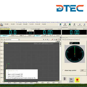 DTEC DE-300D Hydraulische Universalprüfmaschine, 300KN, Digitale LED-Anzeige, Elektrohydraulischer Servomotor, Herstellerpreis - Product Image 2