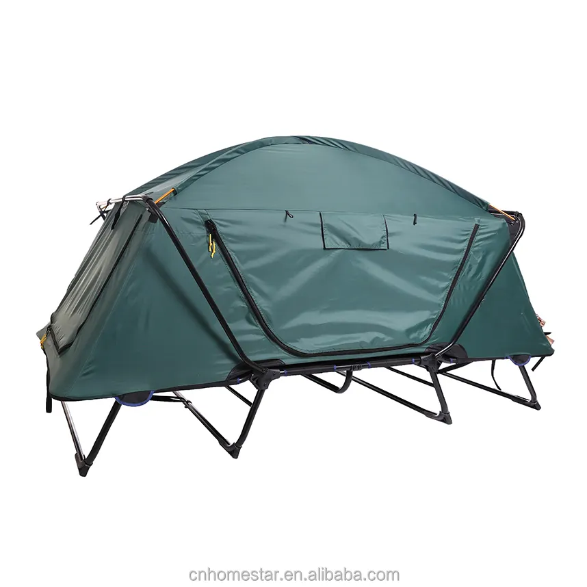 Eco-friendly Portable Lightweight 12 men fabric double swag camping tent