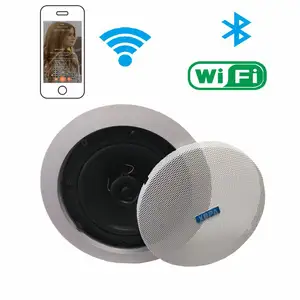 Smart WIFI ceiling speaker with BT and WIFI wireless music playing function