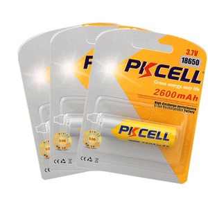 Juguetes Linterna de papel de Aluminio al por mayor 2600 mAh 3.7 v 18650 Batería Recargable de Litio lon - Product Image 1