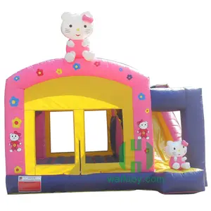 Hello Kitty aufblasbarer Türsteher für Indoor-Spielplatz