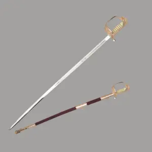 军事仪式剑，指挥剑，金属剑BY138-A