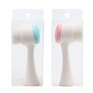 Private Label palmare Silicone pennello viso Logo personalizzato massaggio viso e detergente per la cura della bellezza - Product Image 5