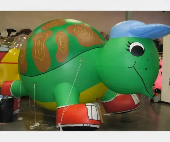 Modèle de dessin animé de tortue gonflable pour la publicité