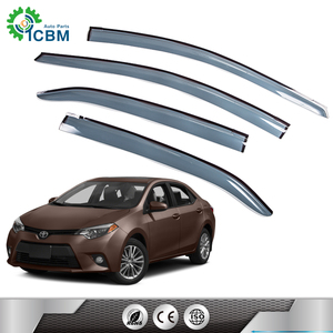 Estilo moderno coche <span class=keywords><strong>precio</strong></span> alta calidad viseras acrílico ventana trasera visera para <span class=keywords><strong>Corolla</strong></span> 14-15 - Product Image 1