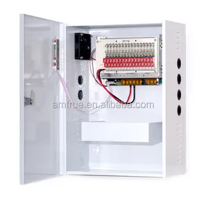 Transformador de salida múltiple, 240w, 16 canales de CC, 12v, 20a, fuente de alimentación de cámara cctv