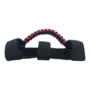 Más nuevo tejido cadena + ABS roll bar montaje lado agarre maneja con bolsa de almacenamiento para Jeep Wrangler 07- 16 - Product Image 5