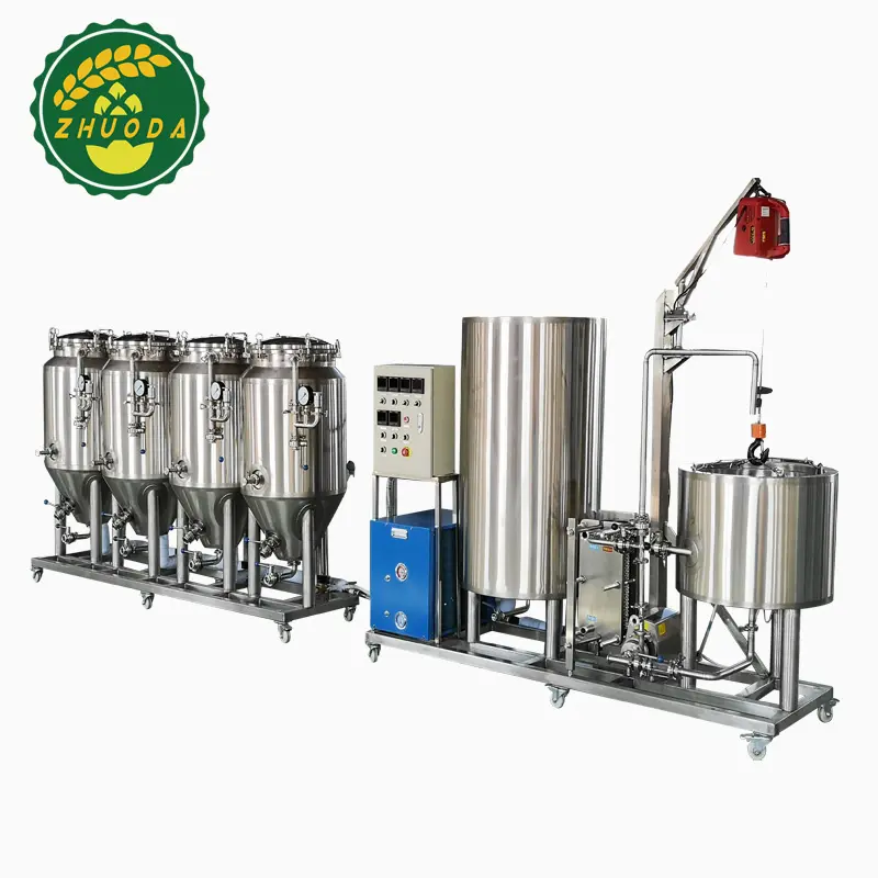 100Lノンアルコールビール設備ドラフトビール製造機醸造設備