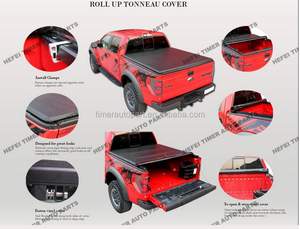 ที่ดีที่สุดไวนิลนุ่มม้วนด้านบนกลิ้งขึ้นขนส่งสินค้า Tonneau ฝาครอบกระบะรถบรรทุกอุปกรณ์เสริมกระโปรงท้ายที่กำหนดเองสำหรับแรนเจอร์2014 + - Product Image 3