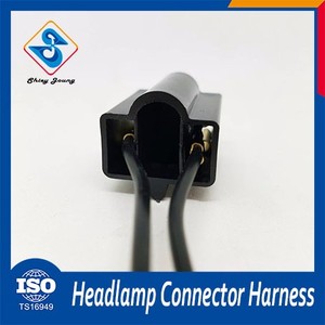 Profesional de Coches faro arnés de cableado de automoción mazo de cables de 2 pines conector hembra masculina - Product Image 3