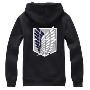 Çevre walson Anime Kadın erkek Titan Uzun Kollu Hoodies Kazak Ceket Mont