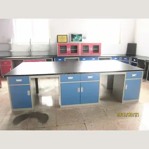 Bancada para escola/universidade/química/ciência/biologia laboratório ilha bancada