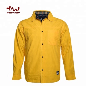 Factory OEM <span class=keywords><strong>abbigliamento</strong></span> da <span class=keywords><strong>uomo</strong></span> AB due su entrambi i lati indossano camicia a quadri a maniche lunghe reversibile con bottoni personalizzati sulle vendite calde - Product Image 2
