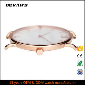 Custom Own Logo Minimalist Stainless Steel <strong>Watch</strong> - Product Image 6