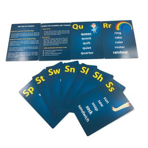 Thẻ Học Tập Giáo Dục Trẻ Em In Thẻ Học Tập Hoạt Hình Cho Trẻ Em Trò Chơi Thẻ Để Học Tập In Tùy Chỉnh - Product Image 3