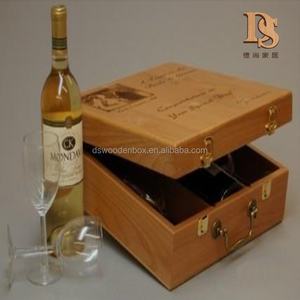 Деревянная коробка для упаковки бутылок и очков - Product Image 3