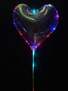 Wholesale RGB Bobo <strong>Ballon</strong> 20 Inches Light LED Balloon for Christmas Wedding Party Decoration RGB 7 Colors Flashing - Product Image 5