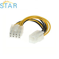 Kabel Harness Konektor Pria Wanita 4.2mm Konektor Molex Pria ke Kabel Harness Konektor ATX Wanita 4pin