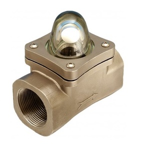 15Mm 1/2 "Bsp F Messing Stijgende Bal Visuele Flow Indicator