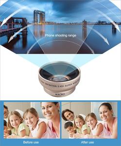 Nouvel <span class=keywords><strong>objectif</strong></span> 2 en 1 grand Angle de 0,45x, <span class=keywords><strong>objectif</strong></span> Super Macro 15X <span class=keywords><strong>pour</strong></span> <span class=keywords><strong>Smartphone</strong></span>, livraison gratuite - Product Image 4