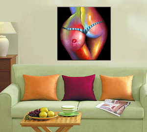 Colorful Oil Painting Woman Naked Decoration Painting One Pcs Home Decor <strong>on</strong> Canvas Modern <strong>Wall</strong> Prints <strong>Art</strong> <strong>Work</strong> - Product Image 5