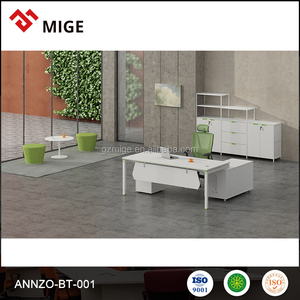 Moda buena calidad gerente de oficina de melamina muebles - Product Image 1